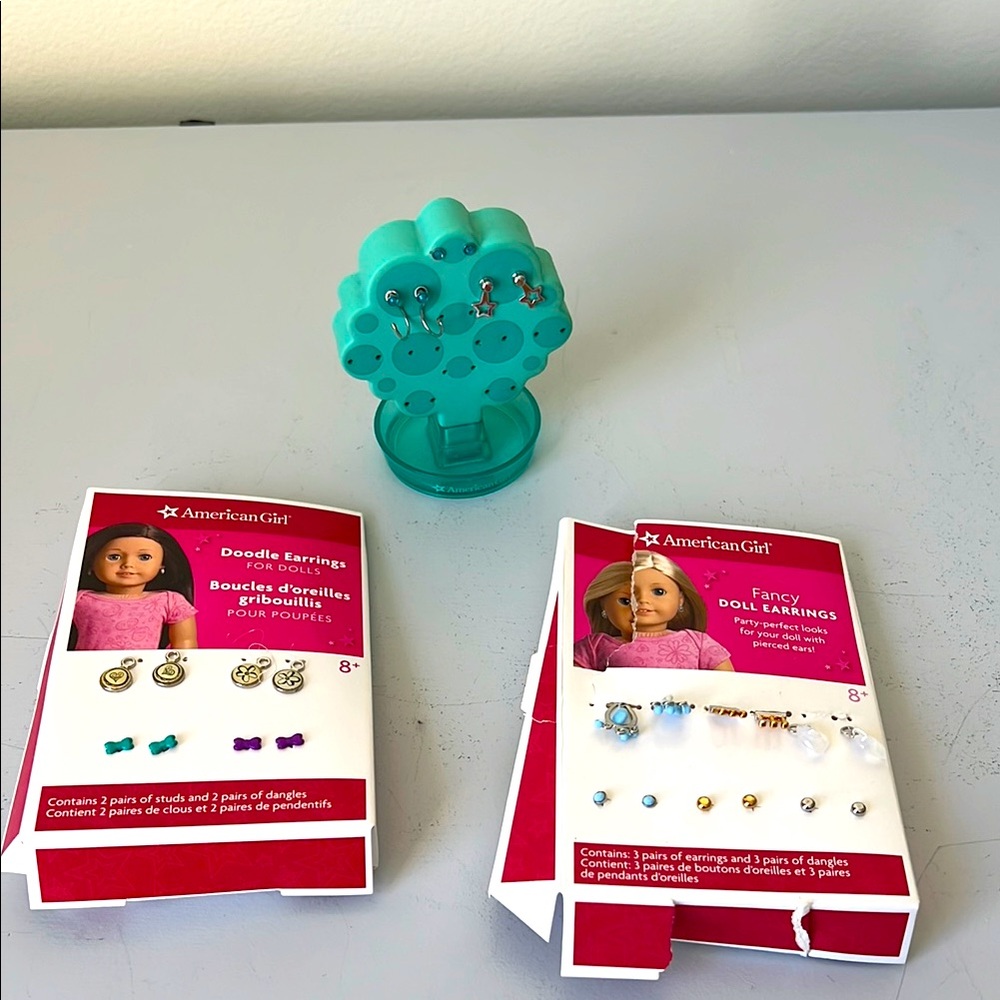American Girl Doll Earrings Set